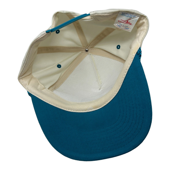 Vintage North Pacific Springs b.c. Canada Floating Resort Cap Rope Hat Snapback - Picture 11 of 13